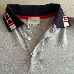 Boys AUTHENTIC Gucci collar shirt